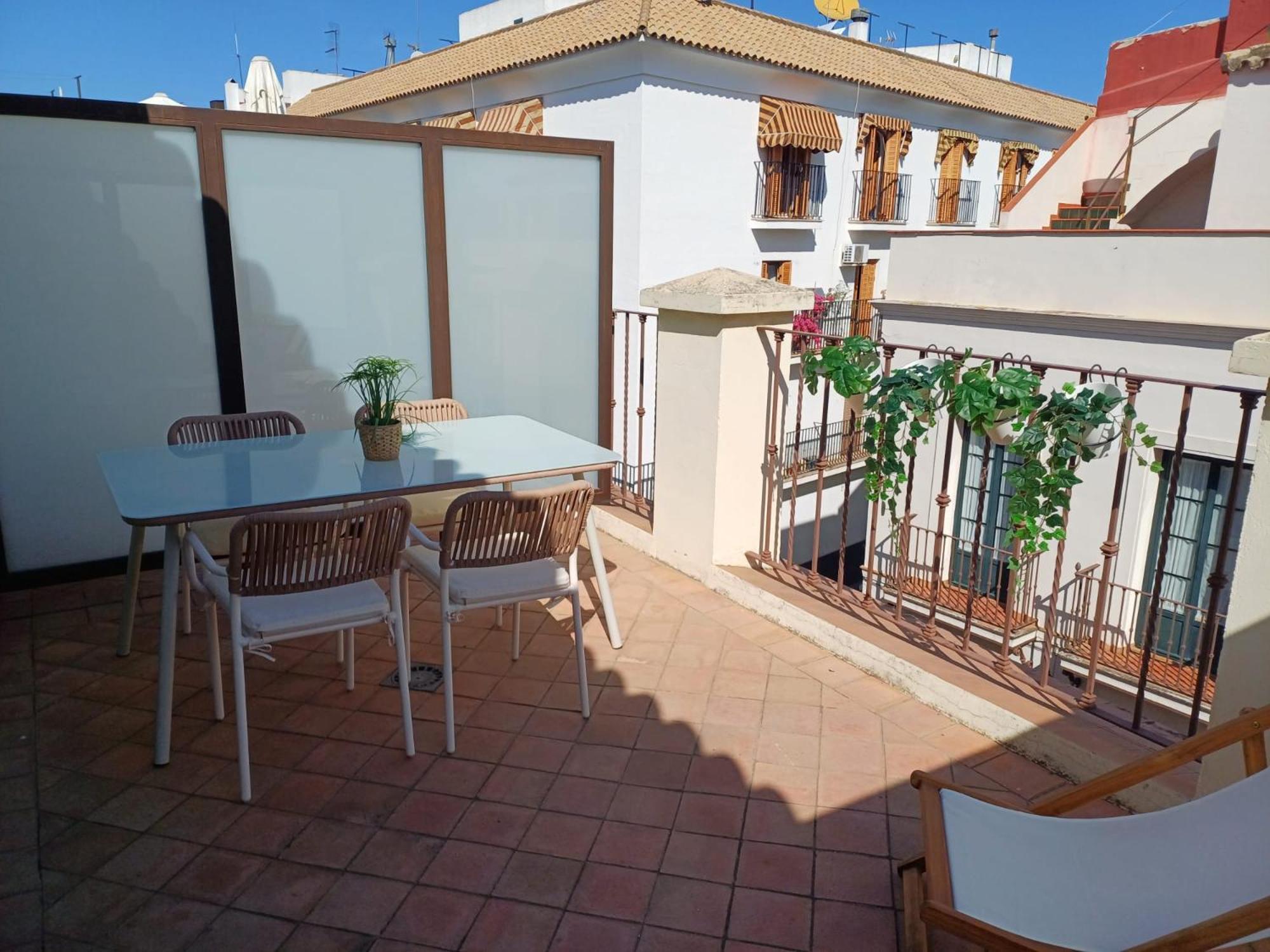 Apto. Con Terraza Privada Centro Sevilha Exterior foto